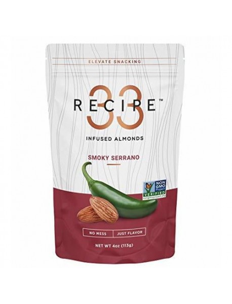 REC33 ALMONDS SMKY SRRNO ( 6 X 4 OZ   )