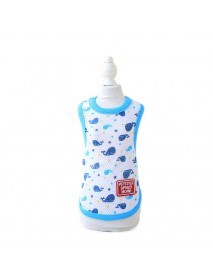 Cartoon Dot Cotton Dog Vest T-Shirts Pet Products Clothes For Dog Pet Dog Clothing Pet T-shirt