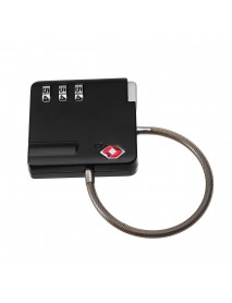 KCASA LK-32 3 Digit TSA Approved Combination Lock Travel Security Luggage Door Lock