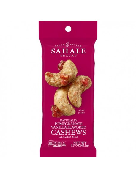 Sahale Snacks Cashew Pom/Van (9x1.5OZ )
