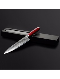 FINDKING 8 inch Damascus Stainless Steel Knife Blade Color Wood Handle Damascus Knife Chef Knife