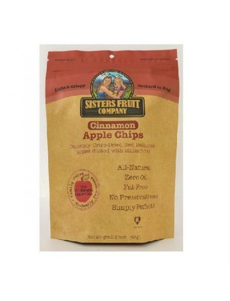 Sisters Fruit Company Cinnamon Apple Chips  (12X2.25 OZ)