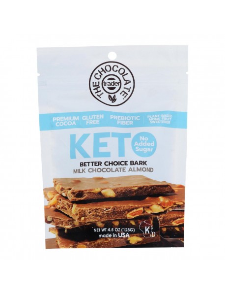 TCT KETO SNKS ALMND BARK ( 6 X 4.5 OZ   )