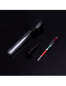 1.1-1.3 Colored Zone Black Battery Hydrometer Tester Liquid Acid Electrolyte Glass Testing Tools