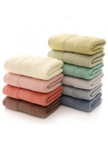 KCASA KC-X2 100% Cotton Solid Bath Towel Fast Drying Soft 10 Colors Thick High Absorbent