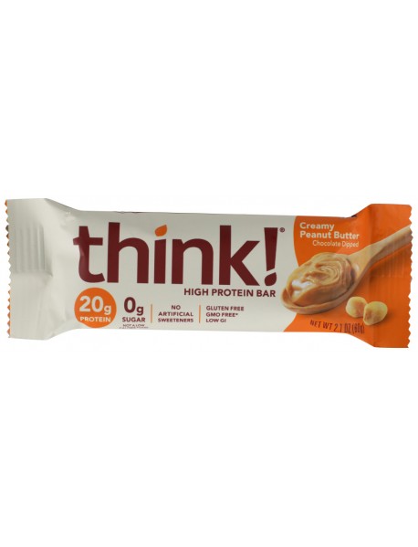 Think Baby Creamy Peanut Butter Thin Bar (10x2.1 Oz)