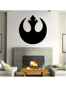 W-1 Star Wars Wall Stickers Removable  -  BLACK