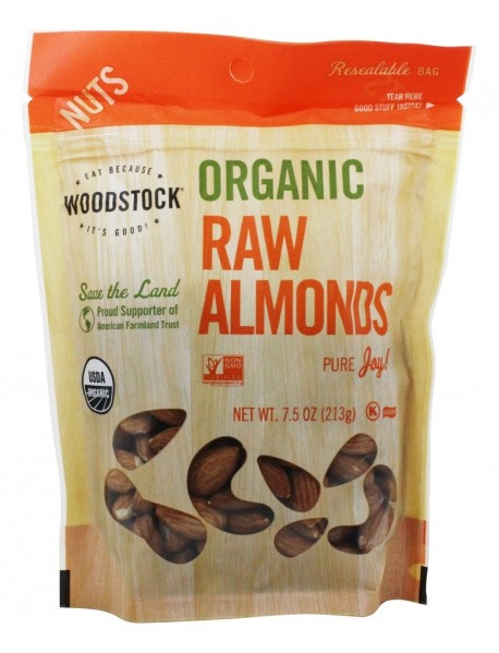 Woodstock Organic Almonds (8x7.5 Oz)