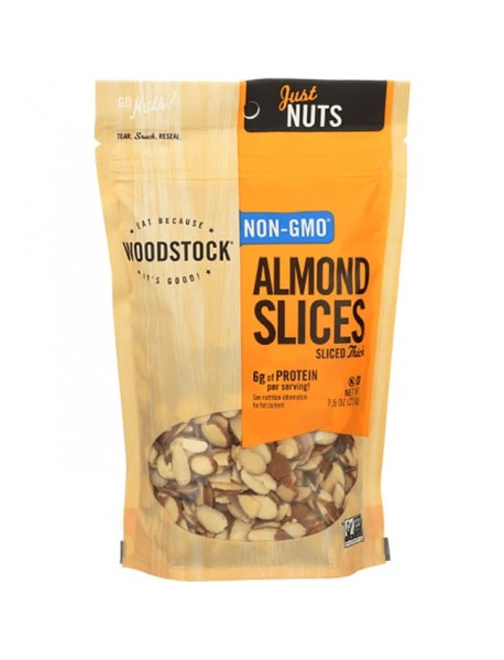 WOOD THICK SLCD ALMONDS ( 8 X 7.5 OZ   )