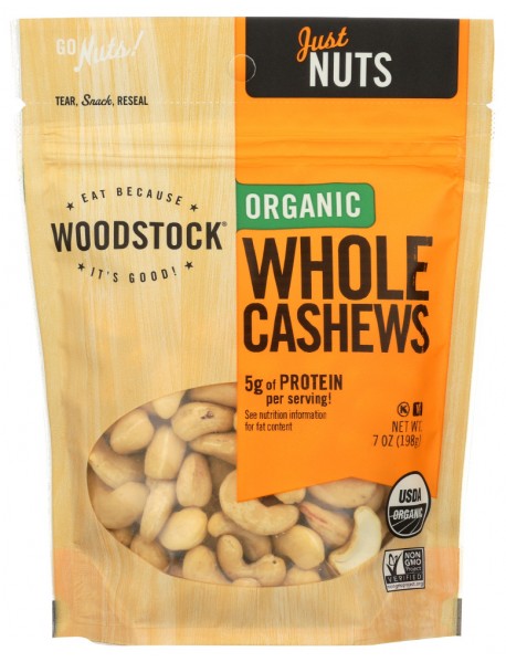 OG2 WOOD LRG WHL CASHEWS ( 8 X 7 OZ   )