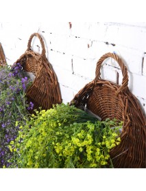 Flower Planter Wall Hanging Basket Ornamental Vases Garden Outdoor Indoor Holder Home Decoration