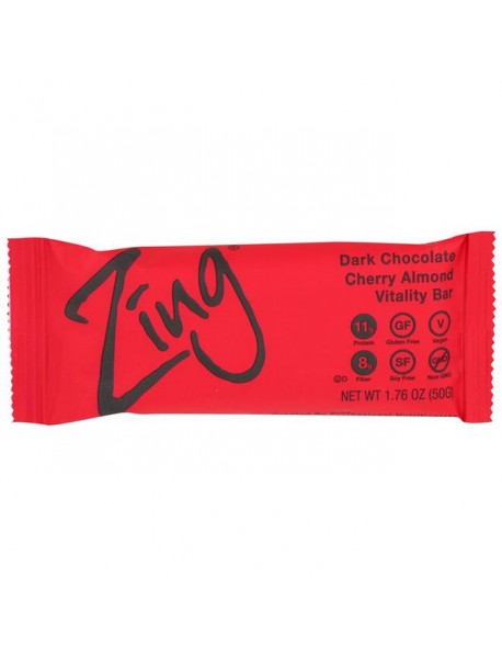 ZING DRK CHOC CHRY ALMD ( 12 X 1.76 OZ   )