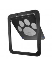 37x42cm Large Medium Dog Cat Pet Door Screen Window ABS Magnetic Auto Lock Flaps