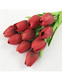 10PCS Fake Artificial Silk Tulips Flores Artificiales Bouquets Party Artificial Flowers