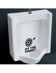 Honana BC-577 Toilet Wall Sticker Bathoom Decor Thinking 15 x 13cm Funny Toilet Entrance