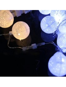 KCASA CSL-7 Gardening 5M 20LED String Light Snow Ball Shape Holiday Garden Party Wedding Decoration