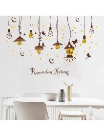 Creative Chandelier Self - Adhesive Wallpaper Stickers Living Room Bedroom