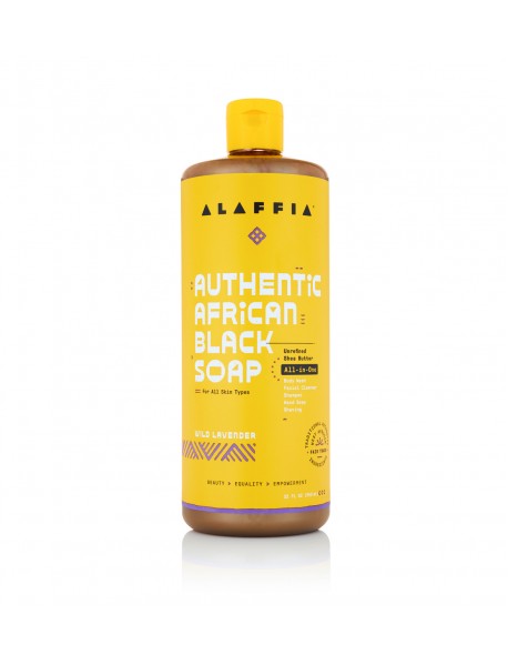 ALAF AFRCN BLK SOAP LAV ( 1 X 32 OZ   )