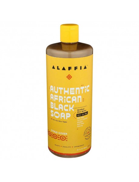 ALAF BLK SOAP CIT GINGER ( 1 X 32 OZ   )