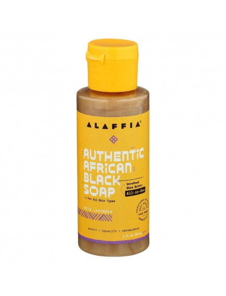 ALAF BLK SOAP WILD LAV   ( 1 X 2 OZ   )