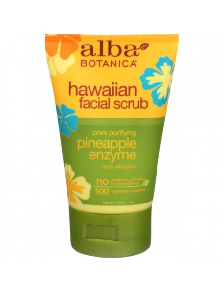 Alba Botanica Pineapple Enzyme Facial Scrub (1x4 Oz)