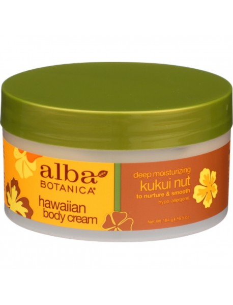 Alba Botanica Kukui Nut Body Cream (1x6.5 Oz)