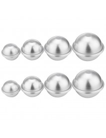 4 Set 8 Pieces Aluminium Bathroom Metal Bath Mold Fizzy Crafting DIY Mould Tool
