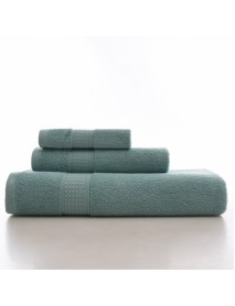 KCASA KC LN-01 Bath Pure Towels Long Stapled Cotton Beach Spa Thicken Super Absorbent Towel Sets