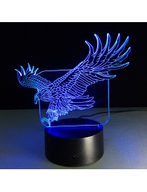 Fly Eagle USB 3D LED Lights Colorful Touch Night Light Christmas Gift