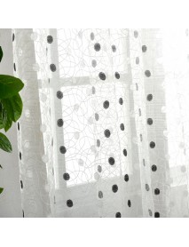 Honana WX-C11 1x2m Fashion Bird Nest Voile Door Curtain Panel Window Room Divider Sheer Curtain Home Decor