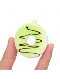 1PCS 5X2CM Simulation Whole PU Doughnut Squishy Toy Phone Chain