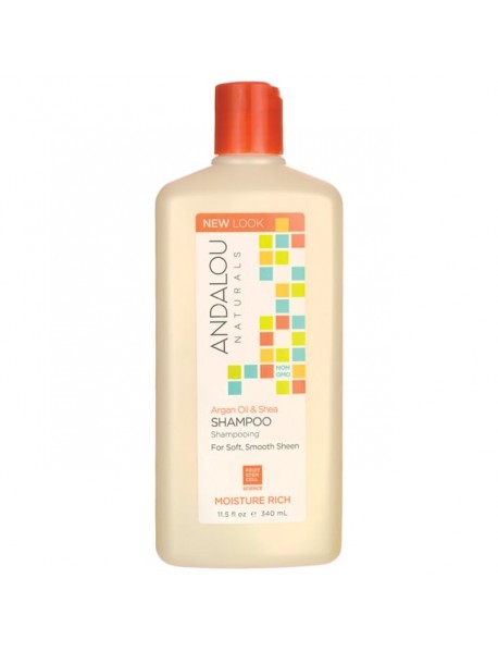 Andalou Naturals Moisture Rich Sweet Orange & Argan Shampoo (1x11.5 Oz)