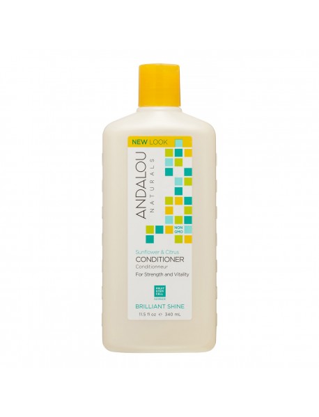 Andalou Naturals Healthy Shine Sunflower & Citrus Conditioner (1x11.5 Oz)