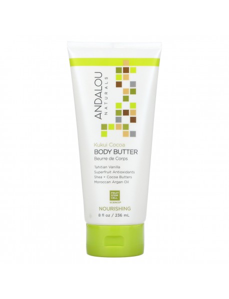 Andalou Naturals Kukui Cocoa Body Butter (1x8 Oz)