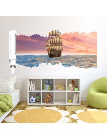23X47 Inches PAG 3D Wall Sticker Broken Paper Series I Living Room Home Wall Decoration