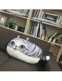 3D Creative PP Cotton Cute Cat Plush Pillow Backrest Printing Cushion Birthday Gift Trick Toys