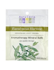 Aura Cacia Eucalyptus Harvest Mineral Bath Salts (6x2.5 Oz)