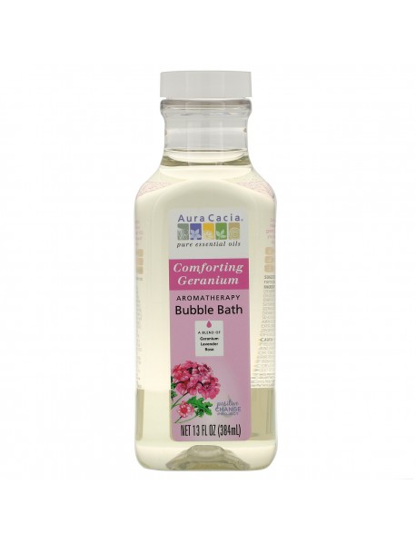 Aura Cacia Comforting Geranium Heart Song Bubble Bath (1x13 Oz)