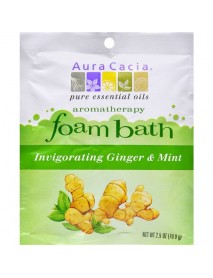 Aura Cacia Ginger & Mint Foam Bath (6x2.5 Oz)