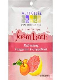 Aura Cacia Tangerine and Grapefruit Foam Bath (6x2.5 Oz)