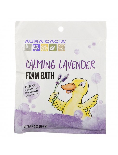 Aura Cacia Kids Calming Foam Bath (6x2.5 Oz)