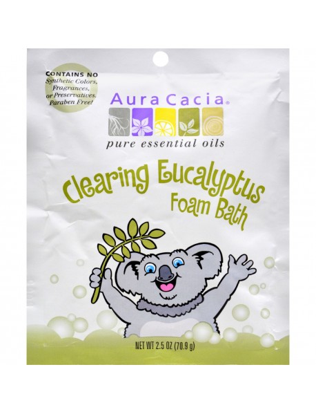 Aura Cacia Kids Clearing Foam Bath (6x2.5 Oz)