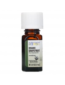 Aura Cacia Organic Grapefruit Essential Oil (1x.25 Oz)