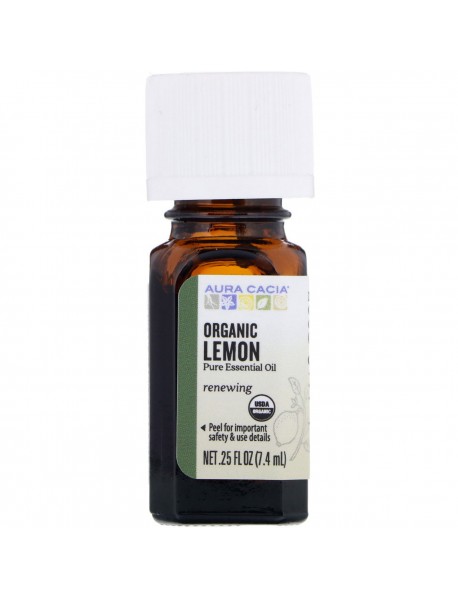 Aura Cacia Lemon Essential Oil (1x0.25Oz)