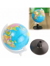 8.5cm World Globe Atlas Map With Swivel Stand Geography Educational Toy Home Decor Gift