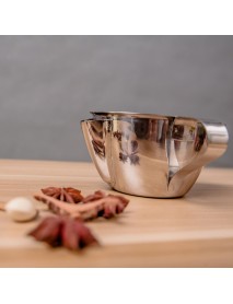 304 Stainless Steel Kitchen Oil Filter Bowl Soup Fat Separator Strainer Cooking Tool