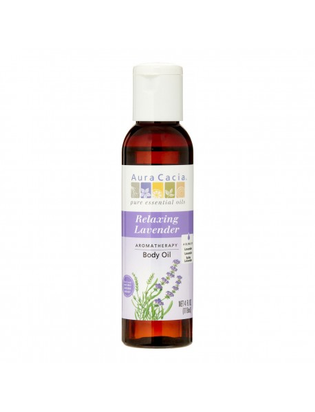 Aura Cacia Lavender Harvest Massage Bath Oil (1x4 Oz)