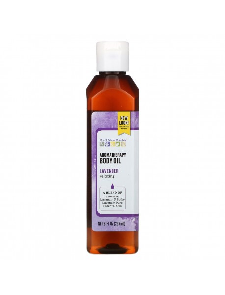 Aura Cacia Lavender Harvest Massage Bath Oil (1x8 Oz)