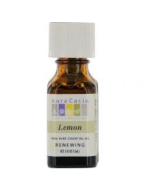 Aura Cacia Lemon Essential Oil (1x0.5Oz)