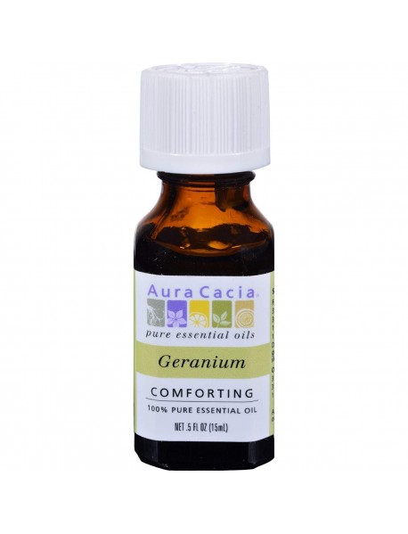 Aura Cacia Geranium Essential Oil (1x0.5Oz)